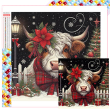 Load image into Gallery viewer, Diamond Painting - Full Square - Christmas Yak (30*30CM)
