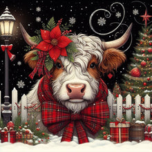 Load image into Gallery viewer, Diamond Painting - Full Square - Christmas Yak (30*30CM)
