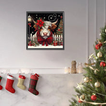 Load image into Gallery viewer, Diamond Painting - Full Square - Christmas Yak (30*30CM)
