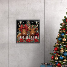 Load image into Gallery viewer, Diamond Painting - Full Square - Christmas Yak (30*30CM)
