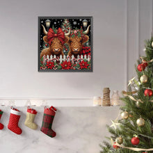 Load image into Gallery viewer, Diamond Painting - Full Square - Christmas Yak (30*30CM)
