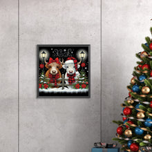 Load image into Gallery viewer, Diamond Painting - Full Square - Christmas Yak (30*30CM)
