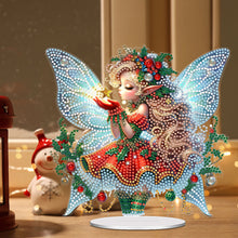 Load image into Gallery viewer, Acrylic Christmas Girl 5D DIY Diamond Painting Desktop Decorations for Beginner
