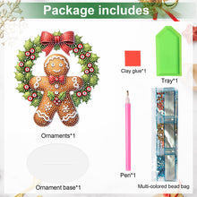 Load image into Gallery viewer, Acrylic Christmas Cookie Man Diamond Painting Desktop Decorations for Beginner
