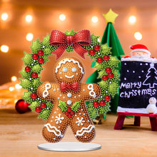 Load image into Gallery viewer, Acrylic Christmas Cookie Man Diamond Painting Desktop Decorations for Beginner
