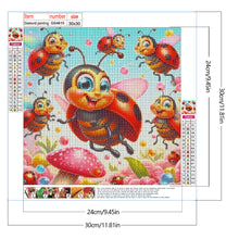 Load image into Gallery viewer, Diamond Painting - Full Round - Ladybug (30*30CM)
