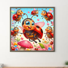 Load image into Gallery viewer, Diamond Painting - Full Round - Ladybug (30*30CM)
