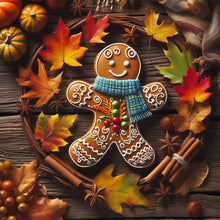 Load image into Gallery viewer, Diamond Painting - Full Square - Gingerbread Man (30*30CM)
