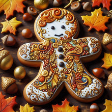 Load image into Gallery viewer, Diamond Painting - Full Square - Gingerbread Man (30*30CM)
