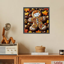 Load image into Gallery viewer, Diamond Painting - Full Square - Gingerbread Man (30*30CM)
