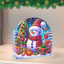 Load image into Gallery viewer, Acrylic 3 Snowman Diamond Art Storage Rack 5D DIY Diamond Art Paper Storage Rack
