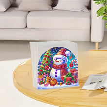 Load image into Gallery viewer, Acrylic 3 Snowman Diamond Art Storage Rack 5D DIY Diamond Art Paper Storage Rack
