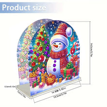 Load image into Gallery viewer, Acrylic 3 Snowman Diamond Art Storage Rack 5D DIY Diamond Art Paper Storage Rack
