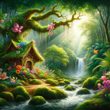 Load image into Gallery viewer, Diamond Painting - Full Square - Forest Cabin (30*30CM)
