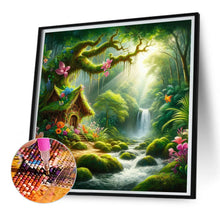 Load image into Gallery viewer, Diamond Painting - Full Square - Forest Cabin (30*30CM)
