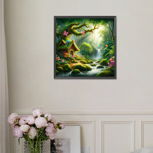 Load image into Gallery viewer, Diamond Painting - Full Square - Forest Cabin (30*30CM)
