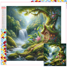 Load image into Gallery viewer, Diamond Painting - Full Square - Forest Cabin (30*30CM)
