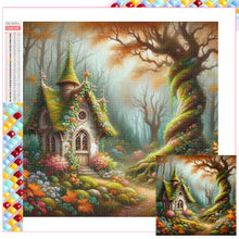 Load image into Gallery viewer, Diamond Painting - Full Square - Forest Cabin (30*30CM)
