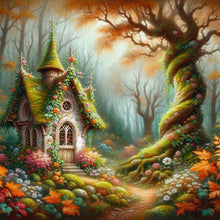 Load image into Gallery viewer, Diamond Painting - Full Square - Forest Cabin (30*30CM)
