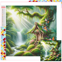 Load image into Gallery viewer, Diamond Painting - Full Square - Forest Cabin (30*30CM)
