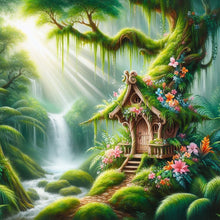 Load image into Gallery viewer, Diamond Painting - Full Square - Forest Cabin (30*30CM)
