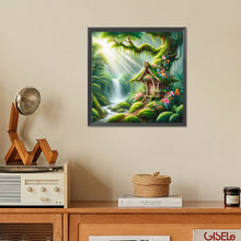 Load image into Gallery viewer, Diamond Painting - Full Square - Forest Cabin (30*30CM)
