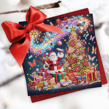 Load image into Gallery viewer, 6Pcs Christmas Elk Diamond Handmade Card Diamond Daily Wish Card for Adults Kids
