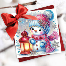 Load image into Gallery viewer, 6Pcs Christmas Elk Diamond Handmade Card Diamond Daily Wish Card for Adults Kids
