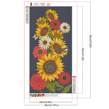 Load image into Gallery viewer, Diamond Painting - Full Round - Sunflower (30*60CM)
