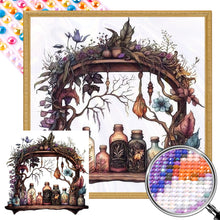Load image into Gallery viewer, AB Diamond Painting - Full Round - Witch&#39;s Potion Stand (40*40CM)
