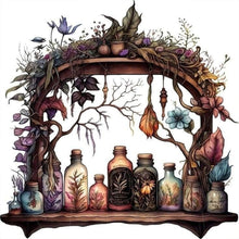 Load image into Gallery viewer, AB Diamond Painting - Full Round - Witch&#39;s Potion Stand (40*40CM)
