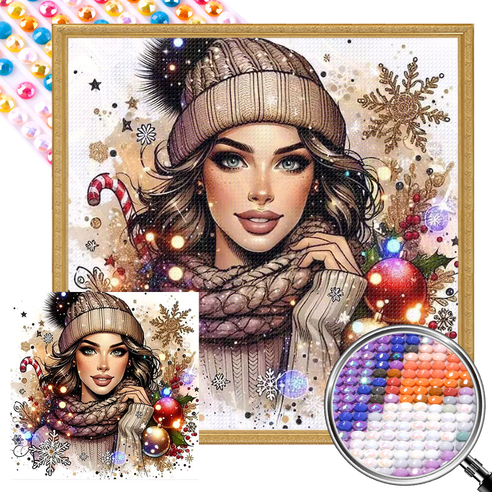 AB Diamond Painting - Full Round - Santa Claus (40*40CM)