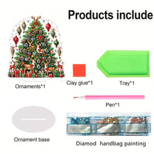 Load image into Gallery viewer, Christmas House Desktop Diamond Art Kits 5D DIY Diamond Art Tabletop Decorations

