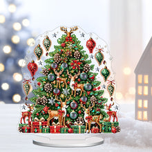 Load image into Gallery viewer, Christmas House Desktop Diamond Art Kits 5D DIY Diamond Art Tabletop Decorations
