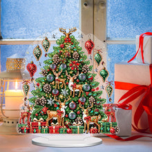 Load image into Gallery viewer, Christmas House Desktop Diamond Art Kits 5D DIY Diamond Art Tabletop Decorations
