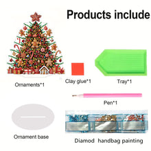 Load image into Gallery viewer, Christmas House Desktop Diamond Art Kits 5D DIY Diamond Art Tabletop Decorations
