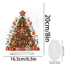 Load image into Gallery viewer, Christmas House Desktop Diamond Art Kits 5D DIY Diamond Art Tabletop Decorations

