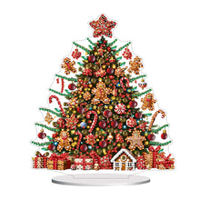 Load image into Gallery viewer, Christmas House Desktop Diamond Art Kits 5D DIY Diamond Art Tabletop Decorations
