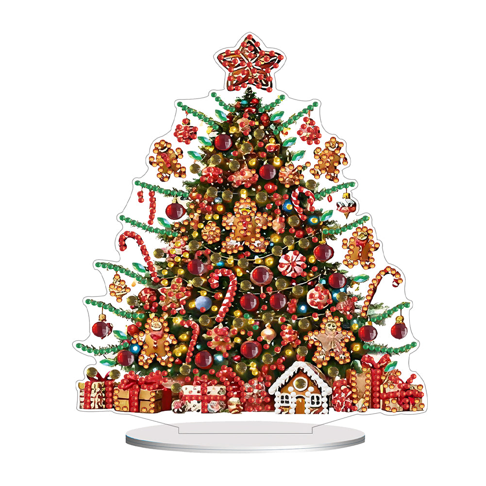 Christmas House Desktop Diamond Art Kits 5D DIY Diamond Art Tabletop Decorations