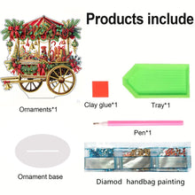 Load image into Gallery viewer, Christmas House Desktop Diamond Art Kits 5D DIY Diamond Art Tabletop Decorations
