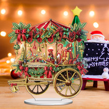 Load image into Gallery viewer, Christmas House Desktop Diamond Art Kits 5D DIY Diamond Art Tabletop Decorations
