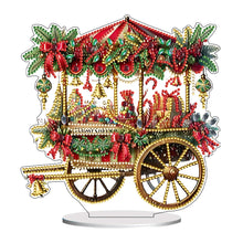 Load image into Gallery viewer, Christmas House Desktop Diamond Art Kits 5D DIY Diamond Art Tabletop Decorations
