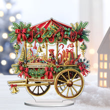 Load image into Gallery viewer, Christmas House Desktop Diamond Art Kits 5D DIY Diamond Art Tabletop Decorations
