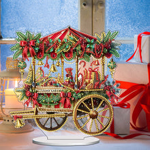 Load image into Gallery viewer, Christmas House Desktop Diamond Art Kits 5D DIY Diamond Art Tabletop Decorations
