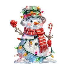 Load image into Gallery viewer, Acrylic Shaking Head Snowman Diamond Painting Desktop Decors Bedroom Table Decor
