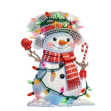 Load image into Gallery viewer, Acrylic Shaking Head Snowman Diamond Painting Desktop Decors Bedroom Table Decor

