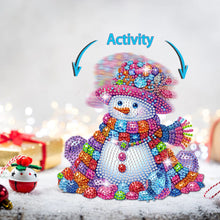 Load image into Gallery viewer, Acrylic Shaking Head Snowman Diamond Painting Desktop Decors Bedroom Table Decor
