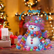 Load image into Gallery viewer, Acrylic Shaking Head Snowman Diamond Painting Desktop Decors Bedroom Table Decor
