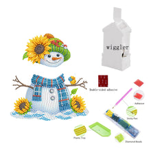 Load image into Gallery viewer, Acrylic Shaking Head Snowman Diamond Painting Desktop Decors Bedroom Table Decor
