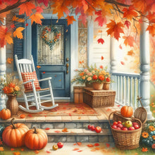 Load image into Gallery viewer, Diamond Painting - Full Round - Autumn yard (40*40CM)
